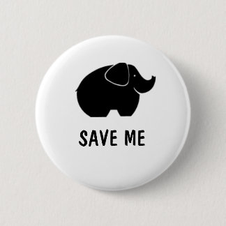 Save the elephants button