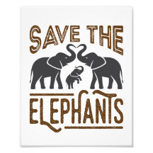 Save the Elephants Elephant Lover Protect Wildlife