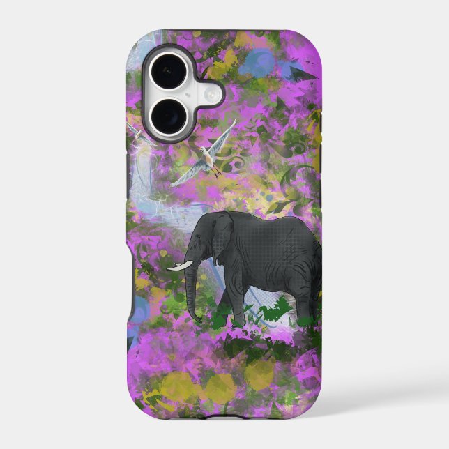 Save the Elephants Iphone Case (Back)