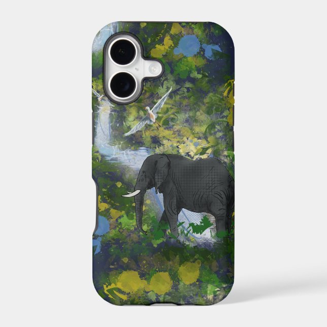 Save the Elephants Iphone Case (Back)