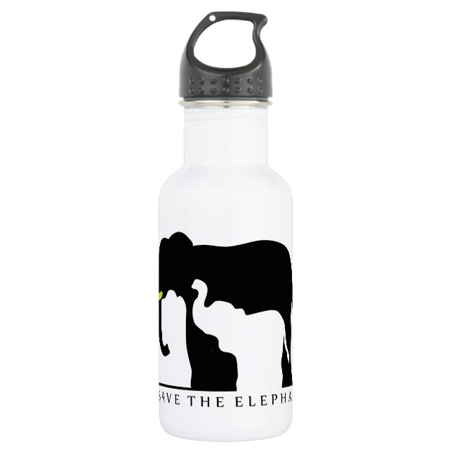 Save the Elephants Water Bottle (Front)
