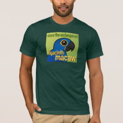 Save the Endangered Hyacinth Macaw Men's Basic American Apparel T-Shirt