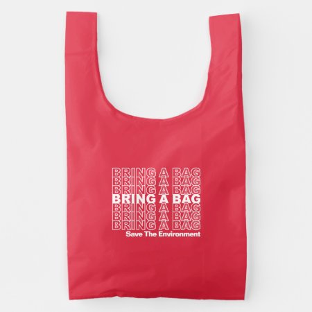 Save The Environment Thank You Reusable Bag