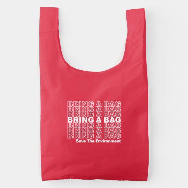 Save The Environment Thank You Reusable Bag (Front)