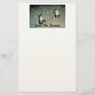 Save The Ferrets Stationery