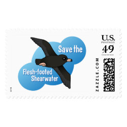 Save the Flesh-footed Shearwater Large Stamp 2.5