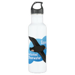 Save the Flesh-footed Shearwater Water Bottle (24 oz)