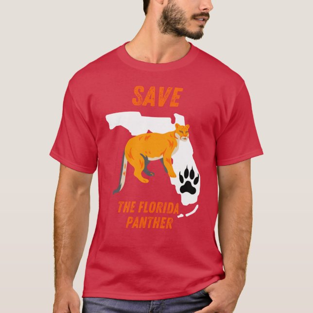 Save The Florida Panther T-Shirt (Front)