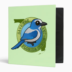 Save the Florida Scrub-Jay Avery Signature Binder 8.5x11
