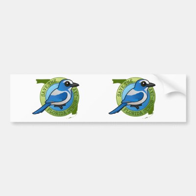 Save the Florida Scrub-Jay Bumper Sticker