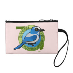 Save the Florida Scrub-Jay Key Coin Clutch