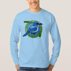 Save the Florida Scrub-Jay Men's Basic Long Sleeve T-Shirt
