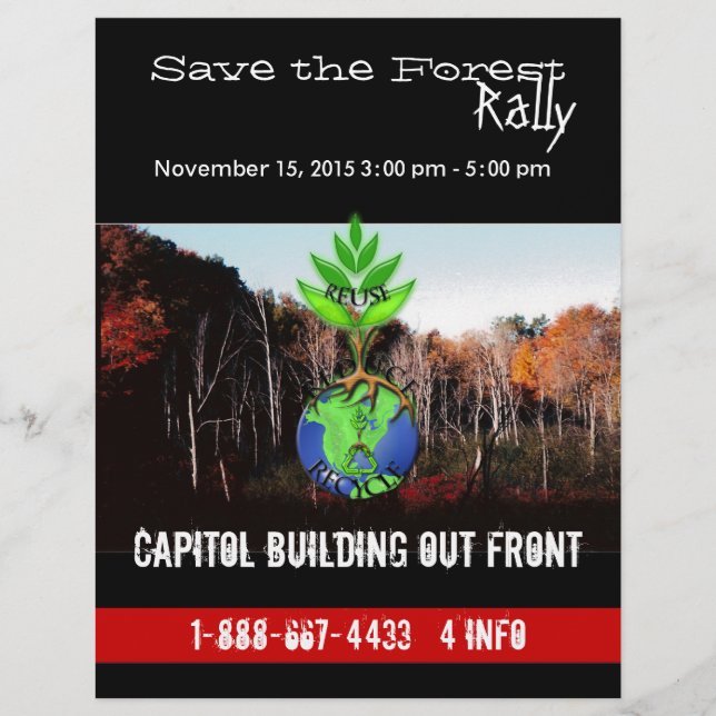 Save The Forest Flyer (Front)