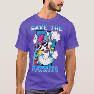 Save the Furries I Fandom Cosplay 3 T-Shirt