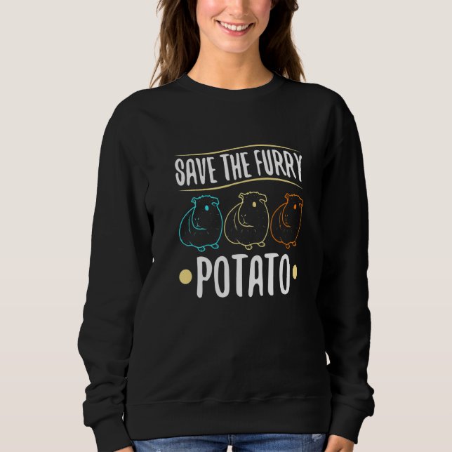 Save The Furry Potato   Sweatshirt (Front)