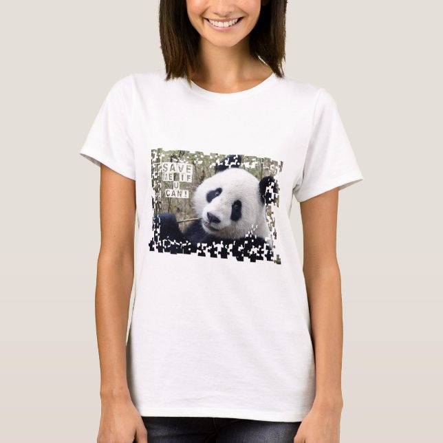 Save The Giant Panda T-Shirt (Front)