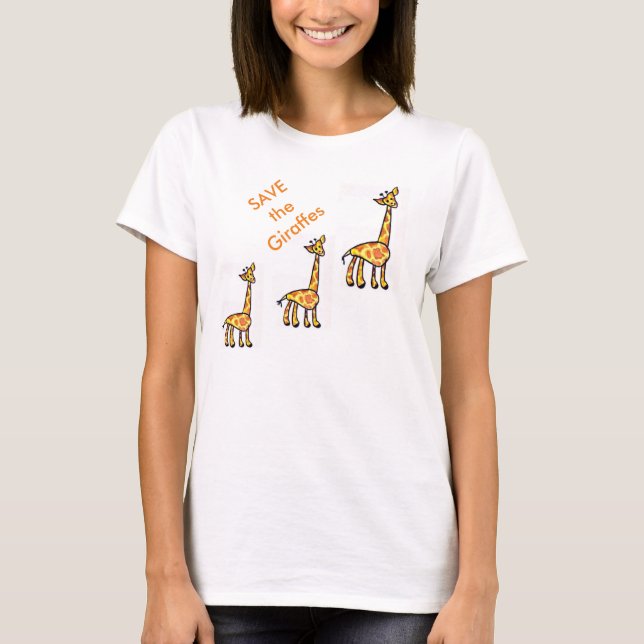 Save the Giraffes T-Shirt (Front)