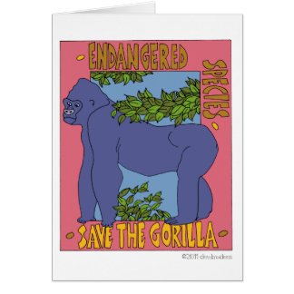 Save The Gorilla Cards