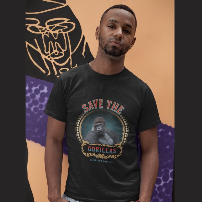 Save The Gorillas | Endangered Species T-Shirt (Creator Uploaded)