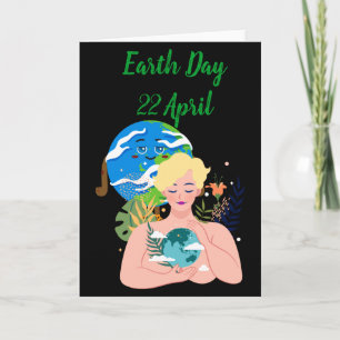 Save The Green Earth Day T Shirt_1 Card