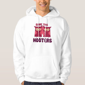 Save the Hooters Breast Cancer Awareness Hoodie
