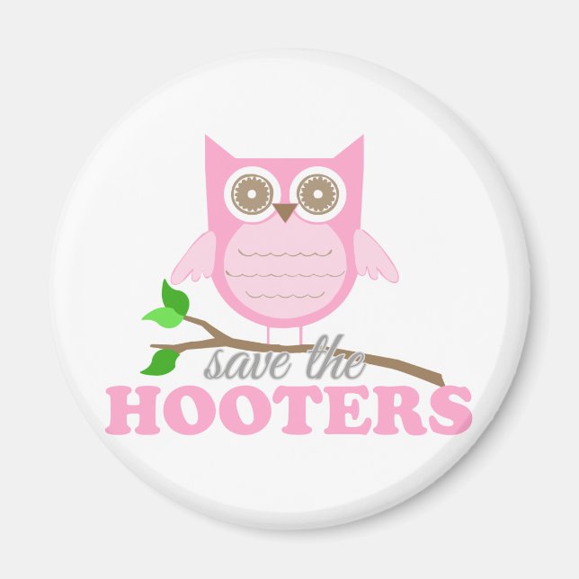 Save the Hooters Magnet (Front)