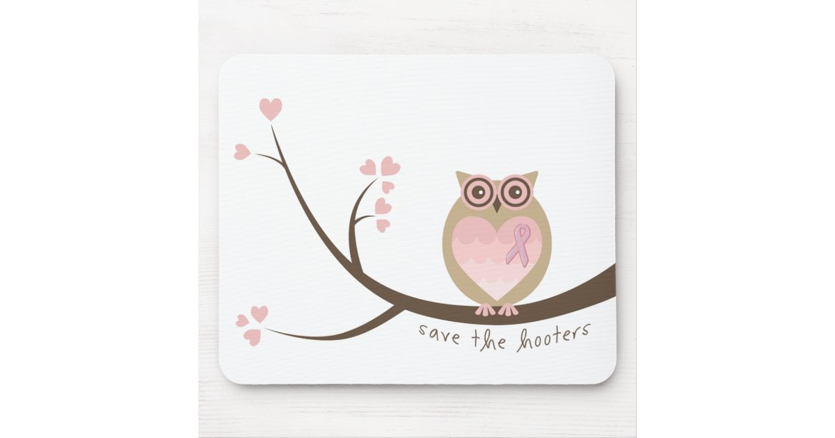 Save the Hooters Mousepad Zazzle