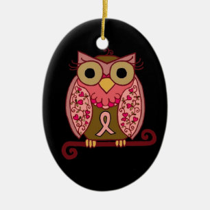 Save The Hooters Owl Ceramic Ornament