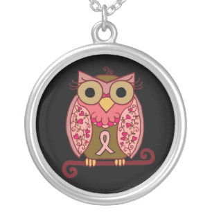 Save The Hooters Owl! Silver Plated Necklace