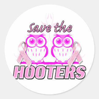 Save The Hooters.png Classic Round Sticker
