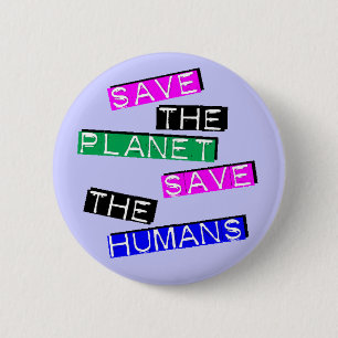 Save the Humans Button