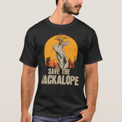 Save The Jackalope Mythical Mystical Creature Clas T_Shirt