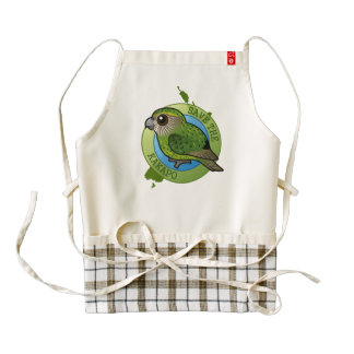 Save the Kakapo Zazzle HEART Apron