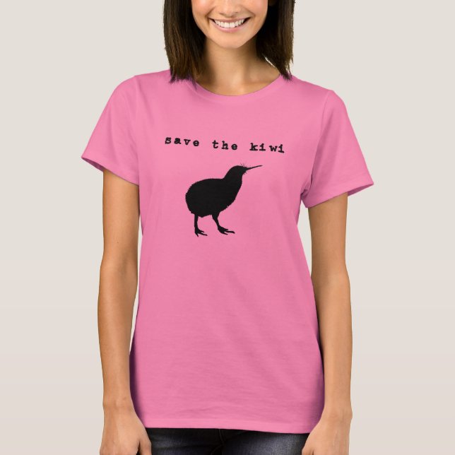 Save the Kiwi Womens Long Sleeve Shirt (Front)