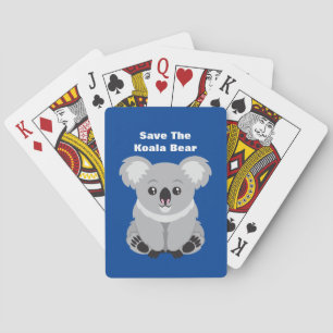 Save The Koala Bear Poker Cards