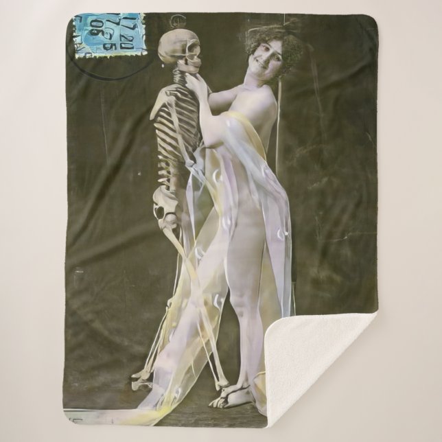 Save the Last Dance for Me  Sherpa Blanket (Front)