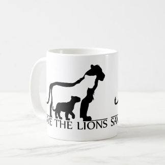 Save the Lions Coffee Mug