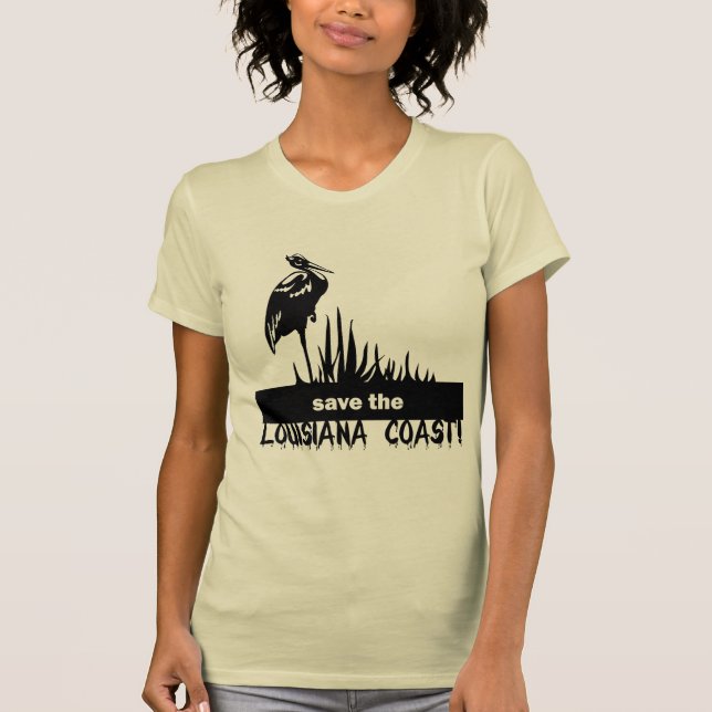 Save the Louisiana coast T-Shirt (Front)