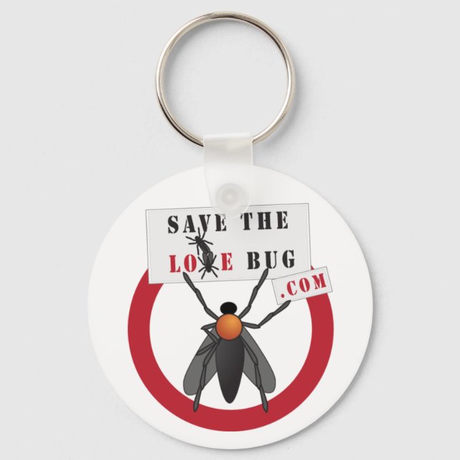Save the Love Bug Keychain (Front)
