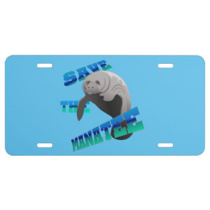 Save the Manatee License Plate