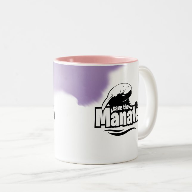 Save The Manatee Mug (Front Right)