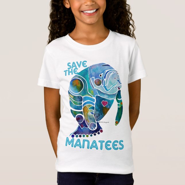 Save The Manatee T-Shirt (Front)