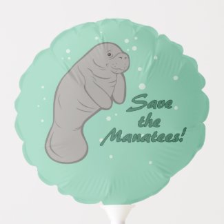 Save the Manatees! Balloon
