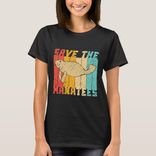 Save The Manatees for a Manatee Lover T_Shirt
