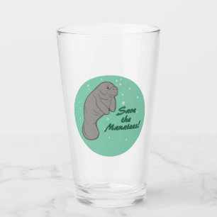 Save the Manatees! Glass