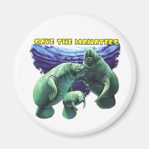 Save the Manatees Magnet