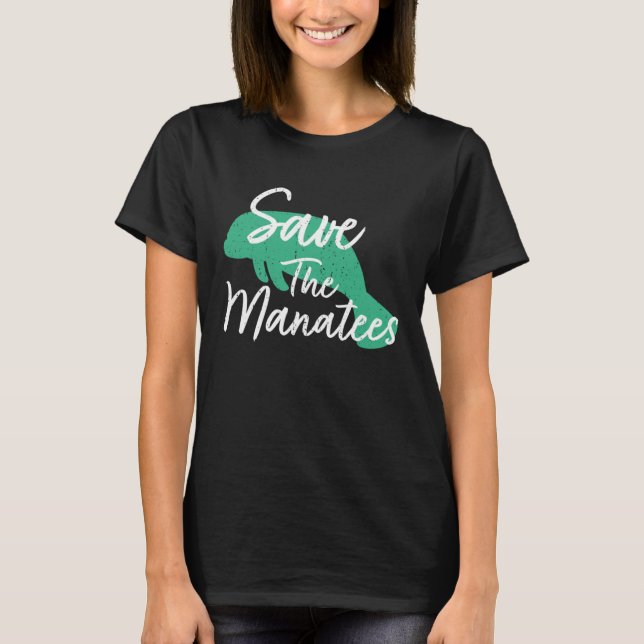 Save The Manatees Pullover Hoodie (Front)