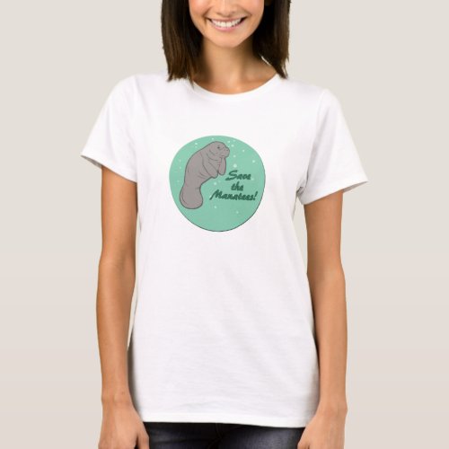 Save the Manatees T_Shirt