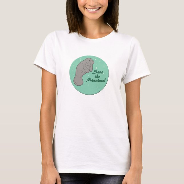 Save the Manatees! T-Shirt (Front)