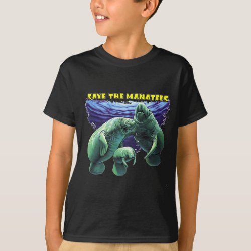 Save the Manatees T_Shirt
